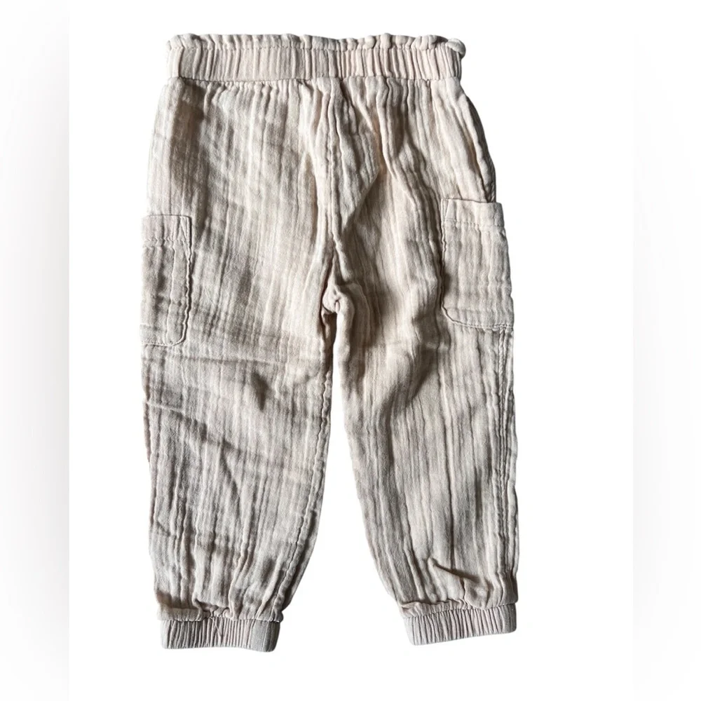 Old Navy Linen Cargo Joggers | 18-24M